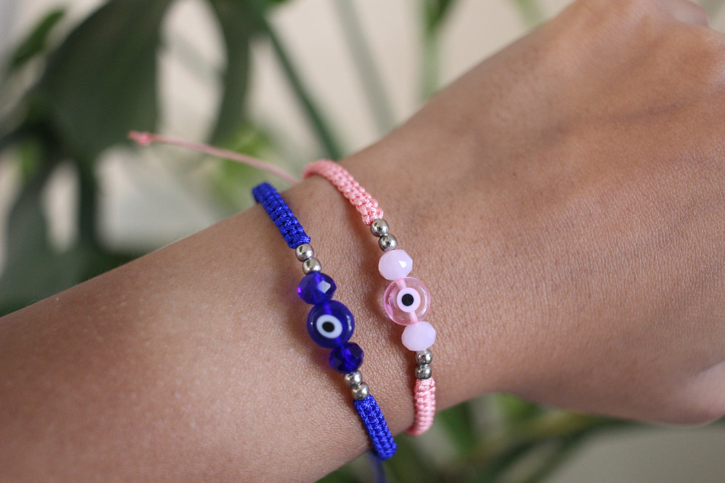 Evil Eye Macrame Bracelets