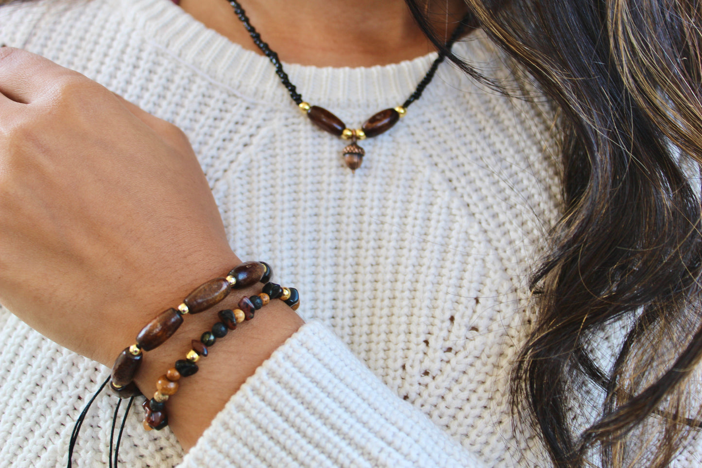 Woodland necklaces