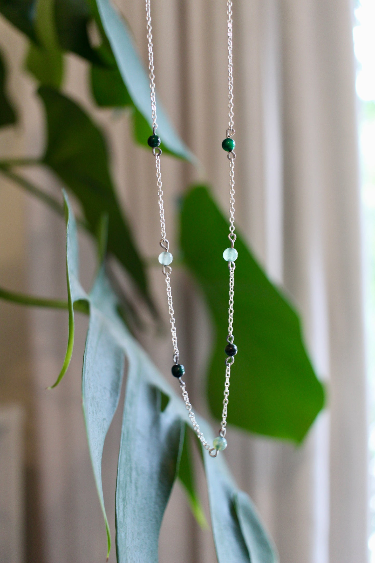 Scattered Gemstone Necklace