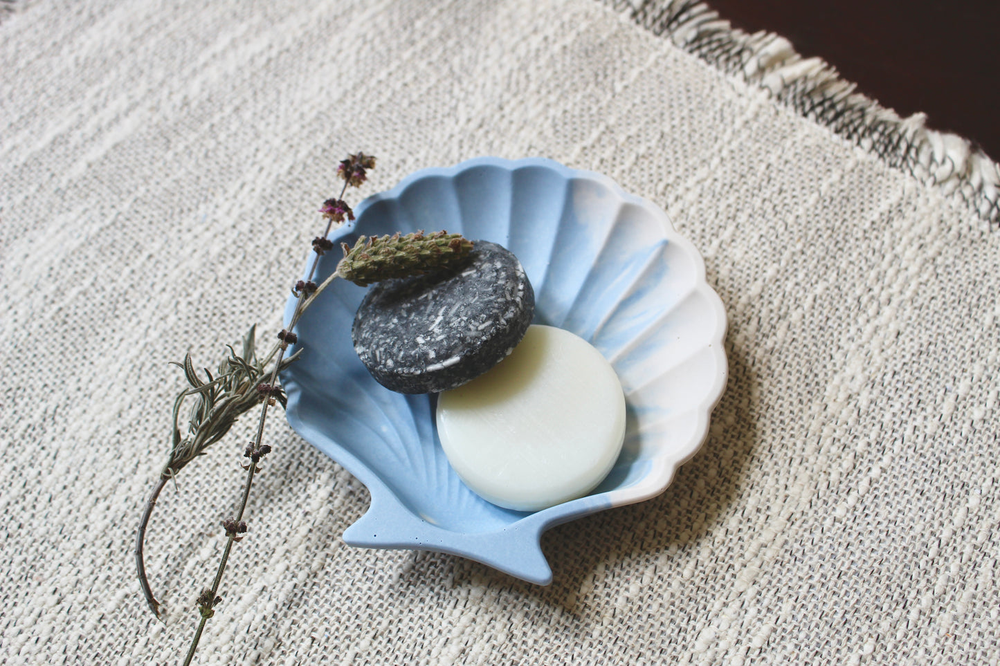 Jesmonite Shell Trinket Tray