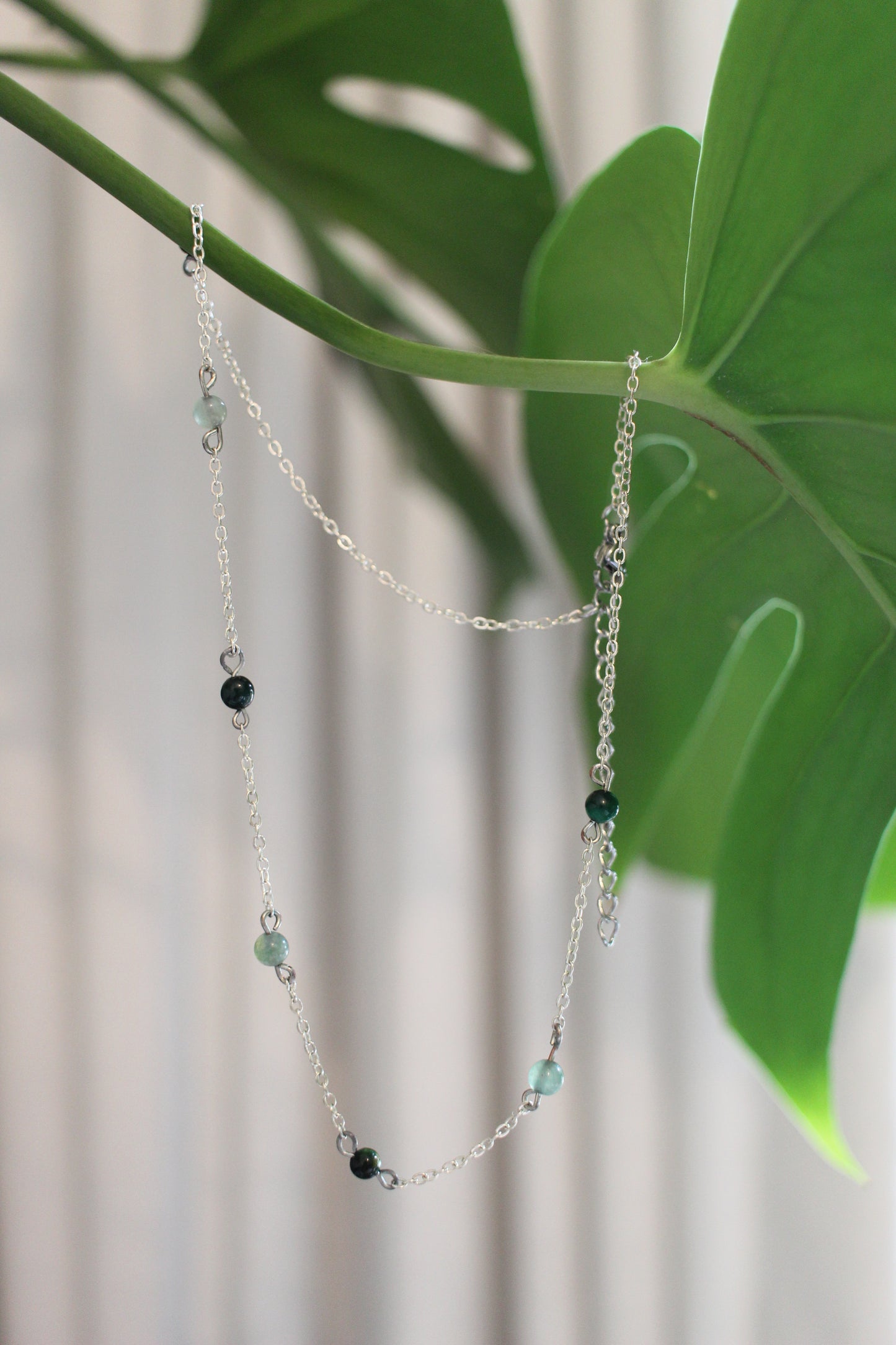 Scattered Gemstone Necklace