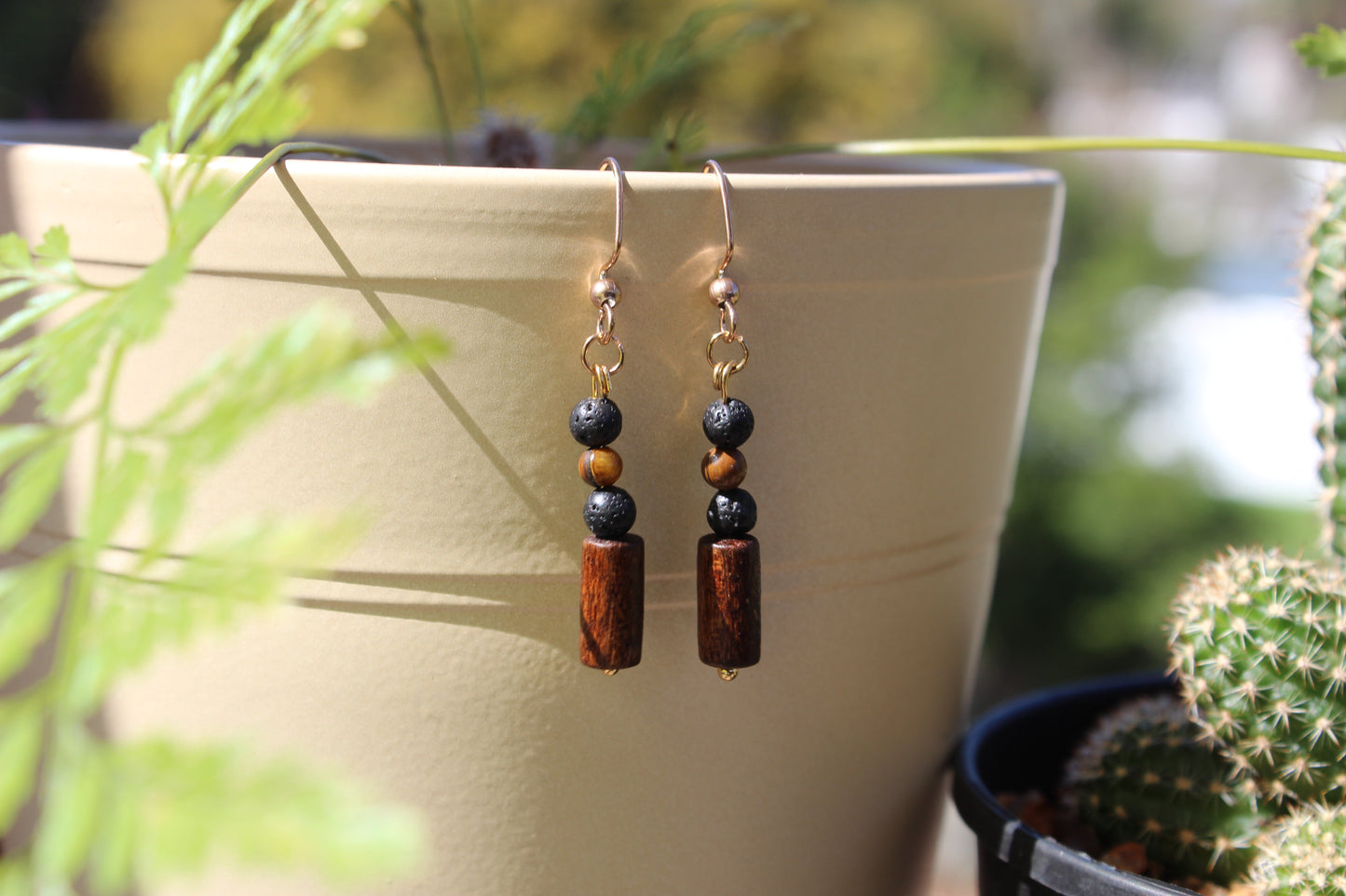 Woodland mixed earrings