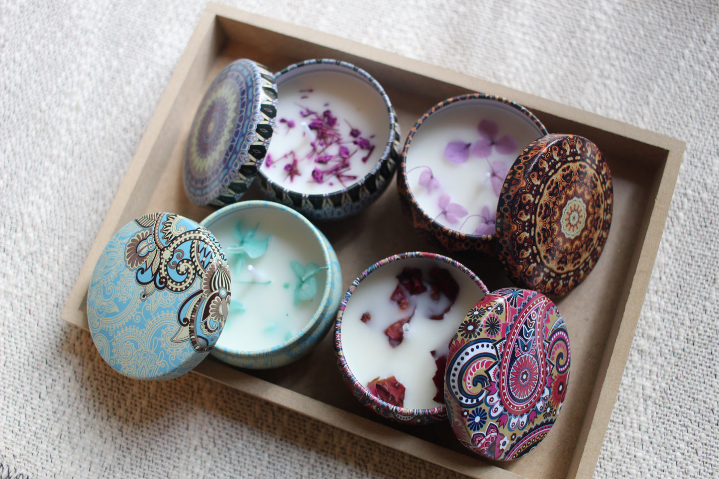 Moroccan Inspired Candle Tins