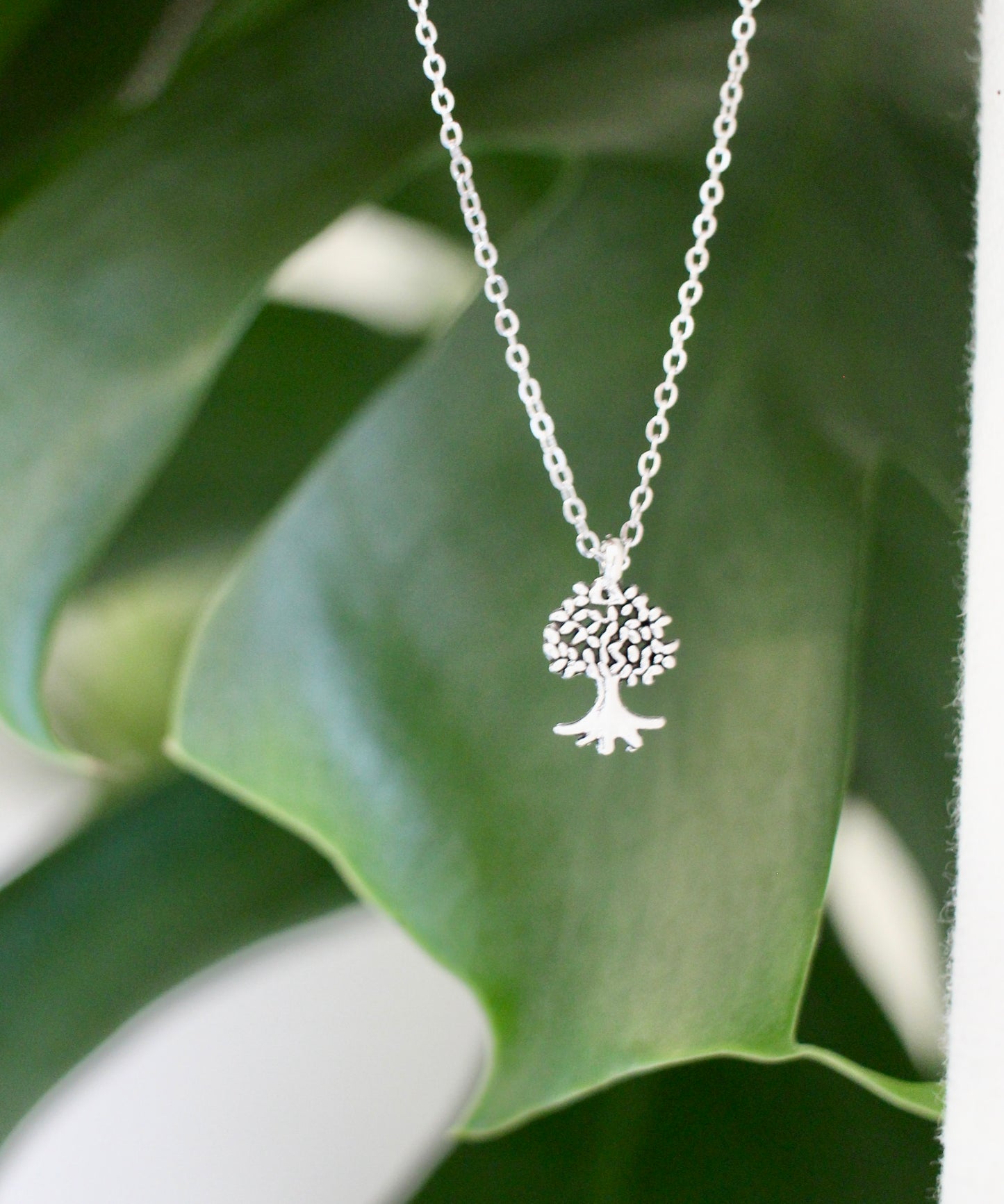 Tiny tree of life necklace