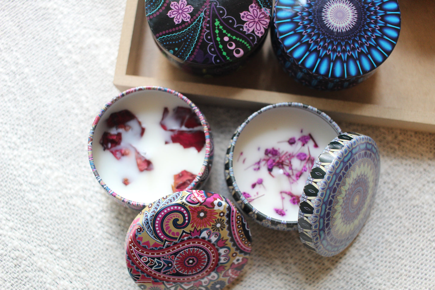 Moroccan Inspired Candle Tins