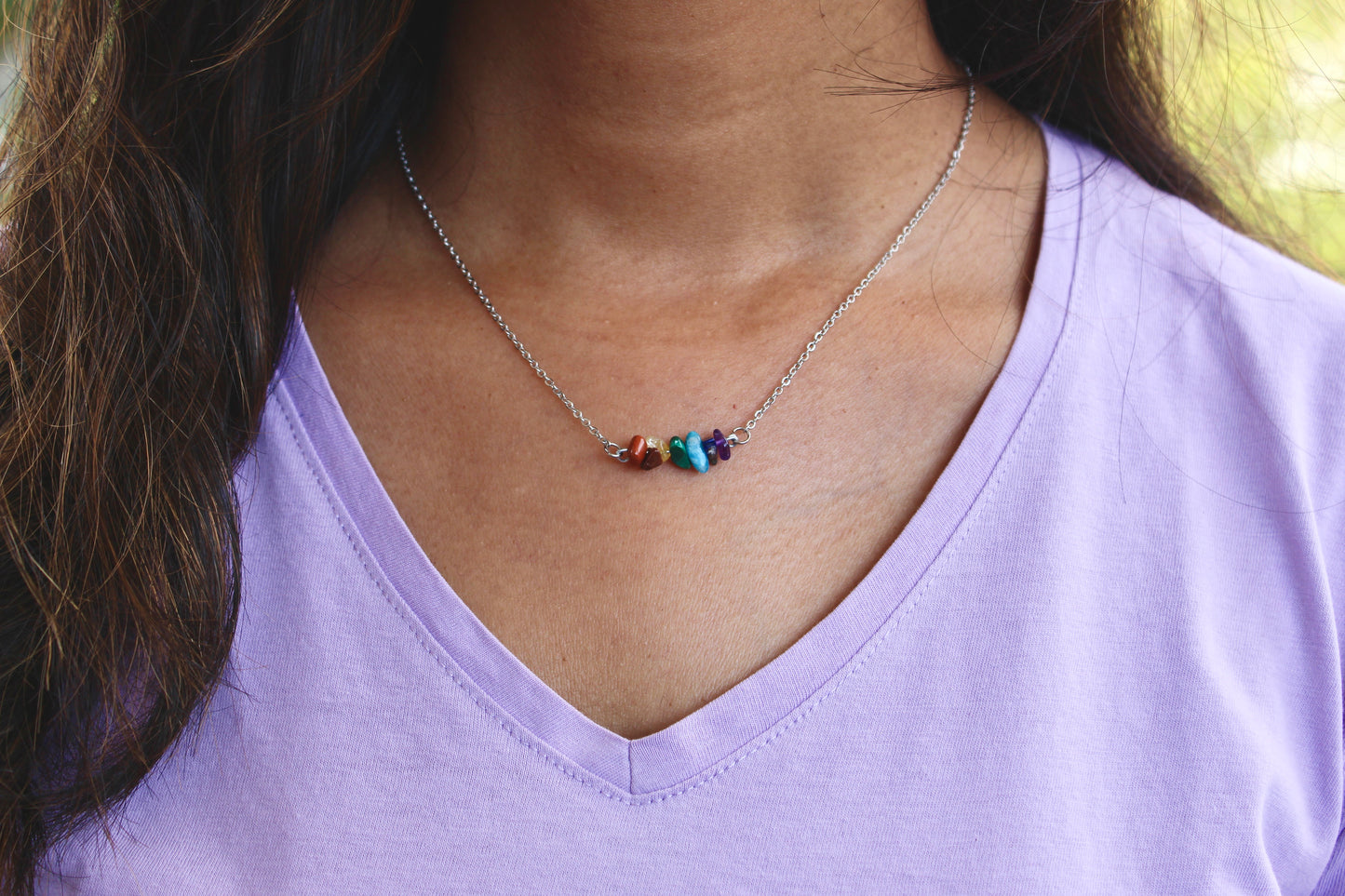 Gemstone Chakra Necklace
