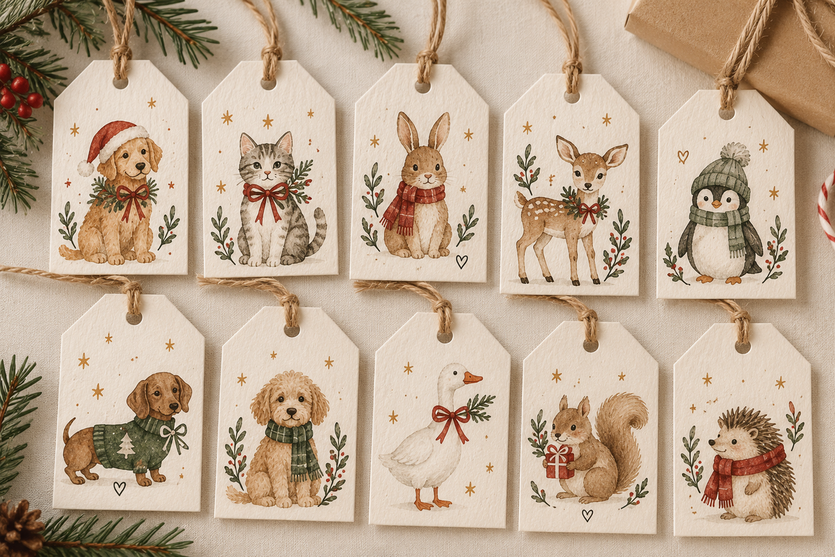Christmas gift tags