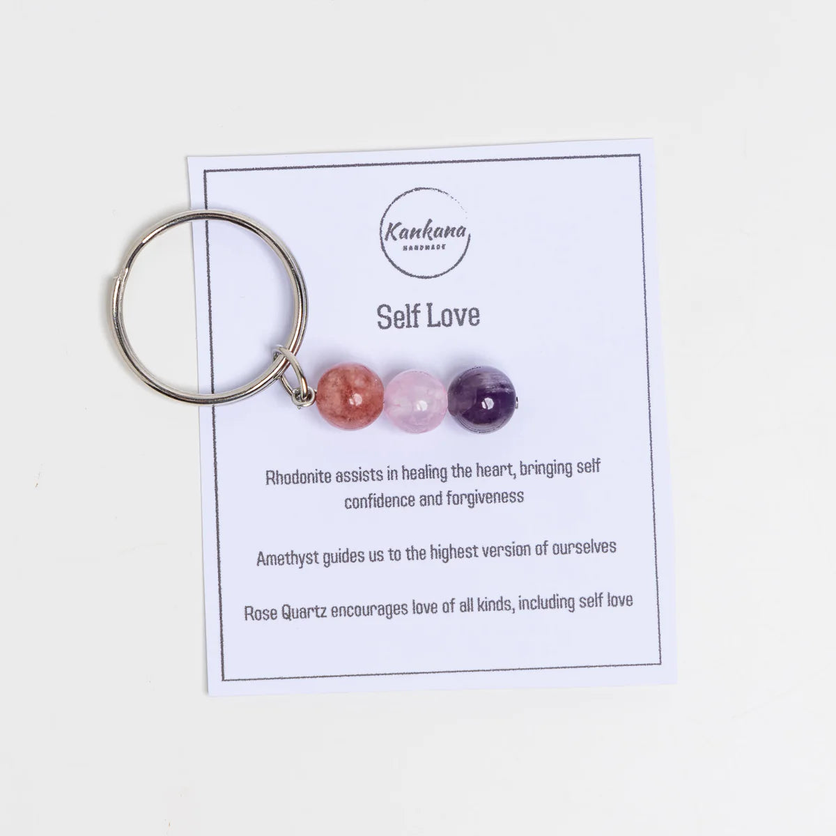 Healing Gemstone Keyrings
