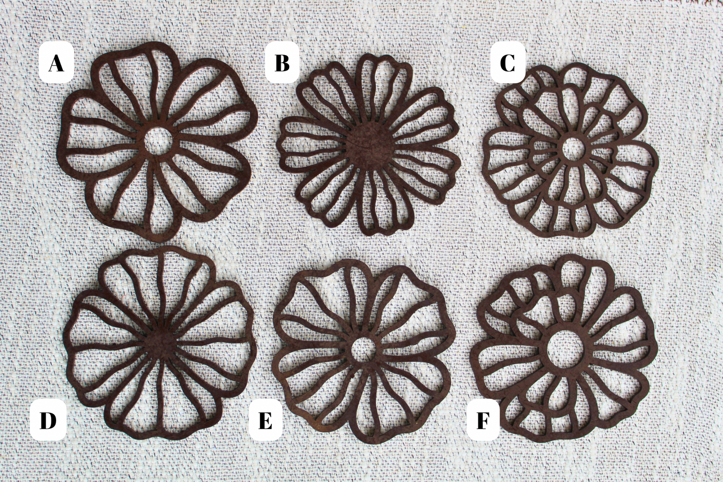 Flower Coasters
