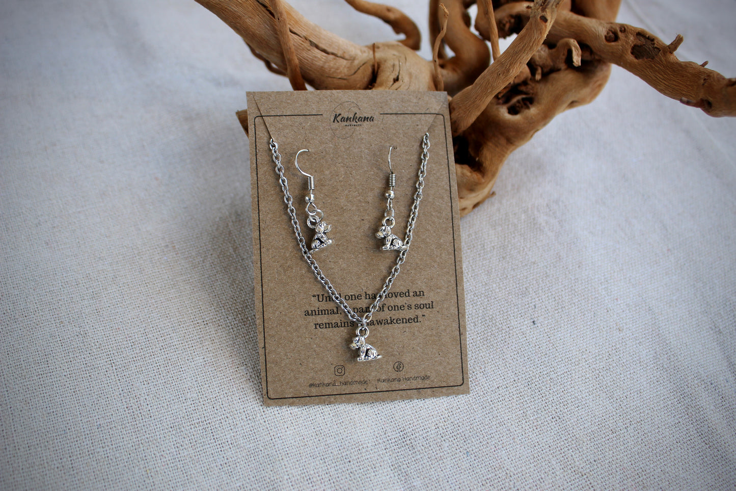 Tiny Dog Jewellery set