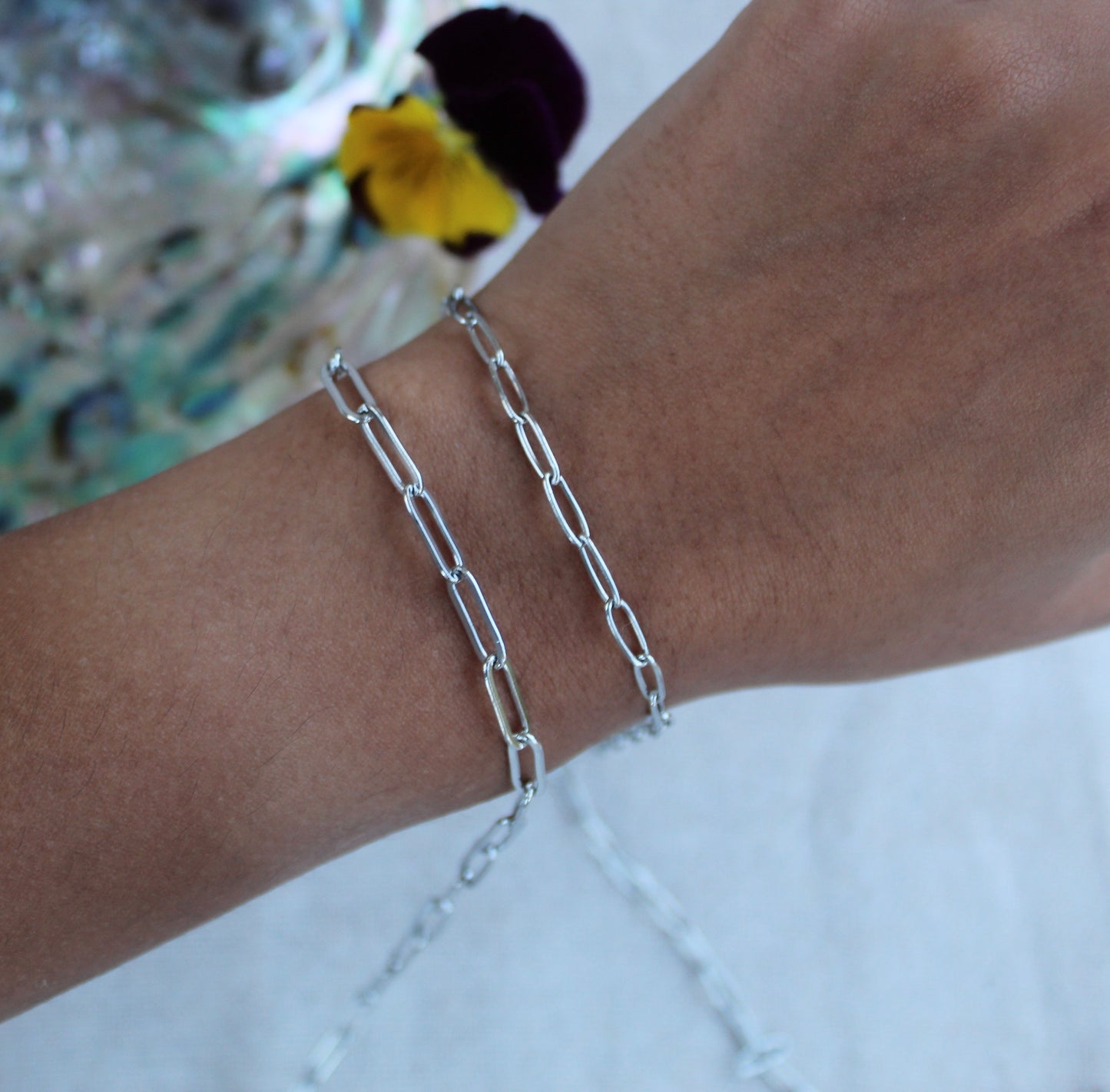 Paperclip Chain Bracelets