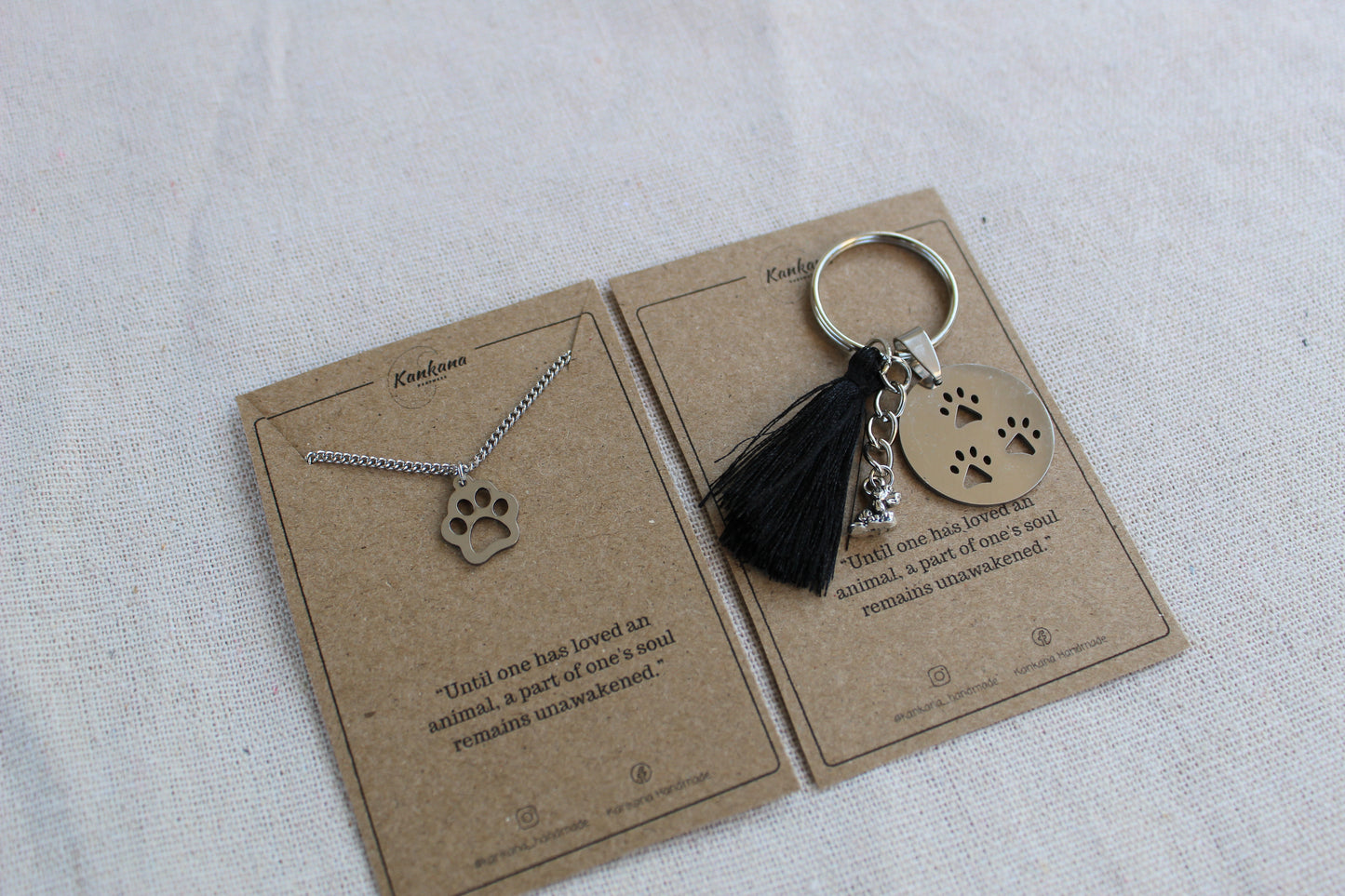 Paw Print Necklace