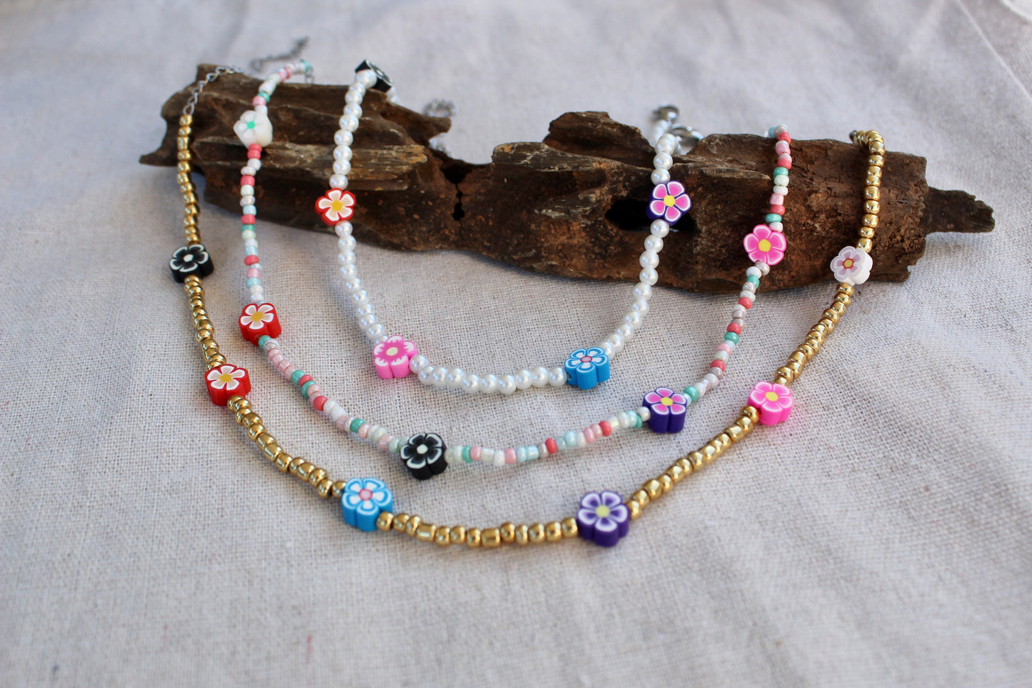 Beaded flower Jewellery