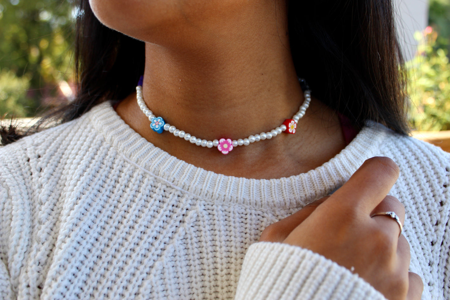 Beaded flower Jewellery