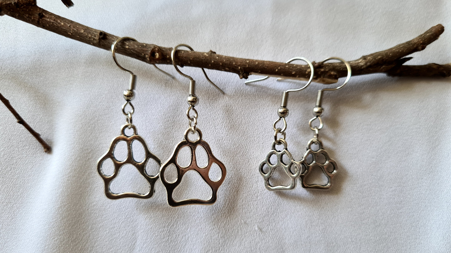 Paw Print Earrings