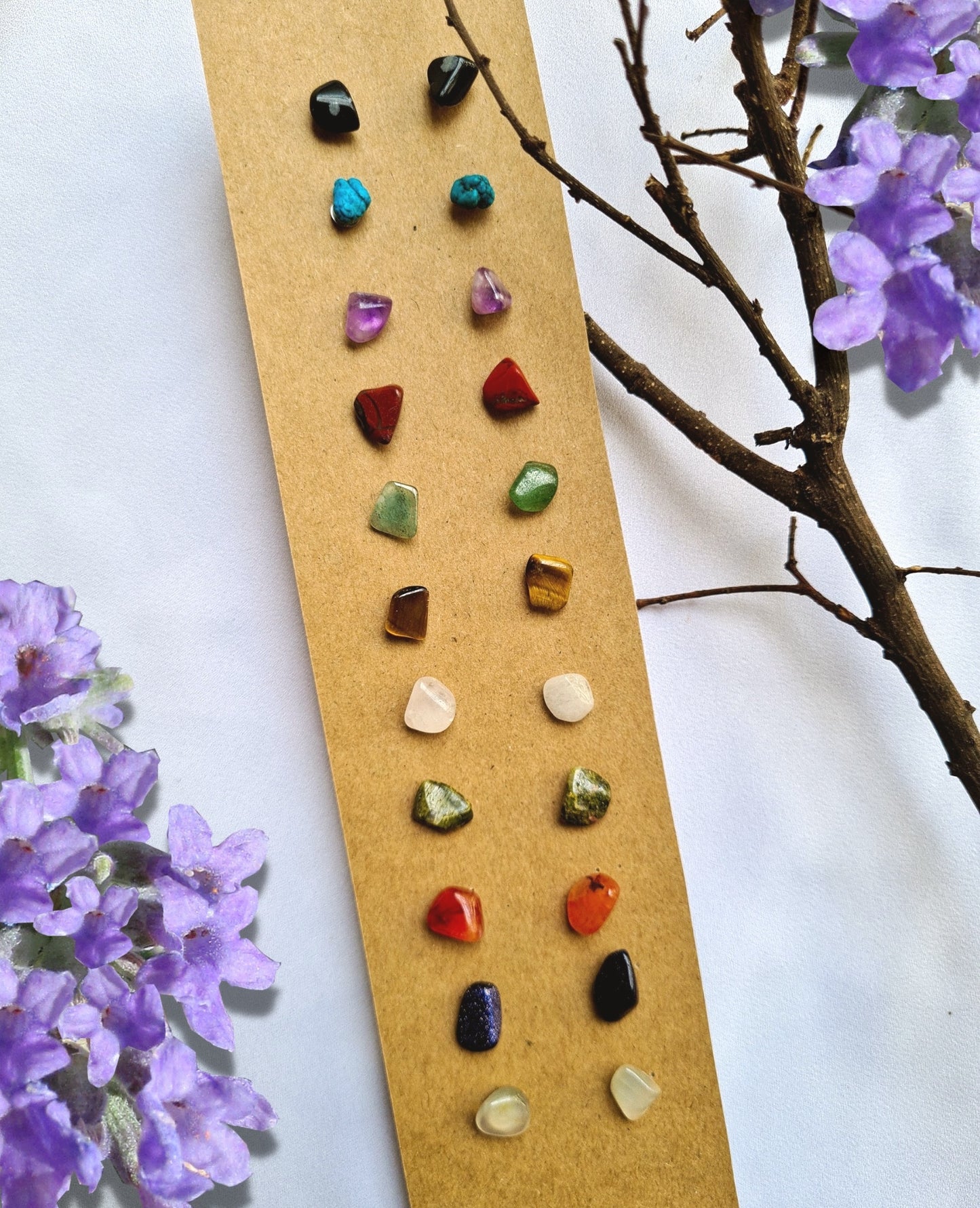 Gemstone Stud Earrings