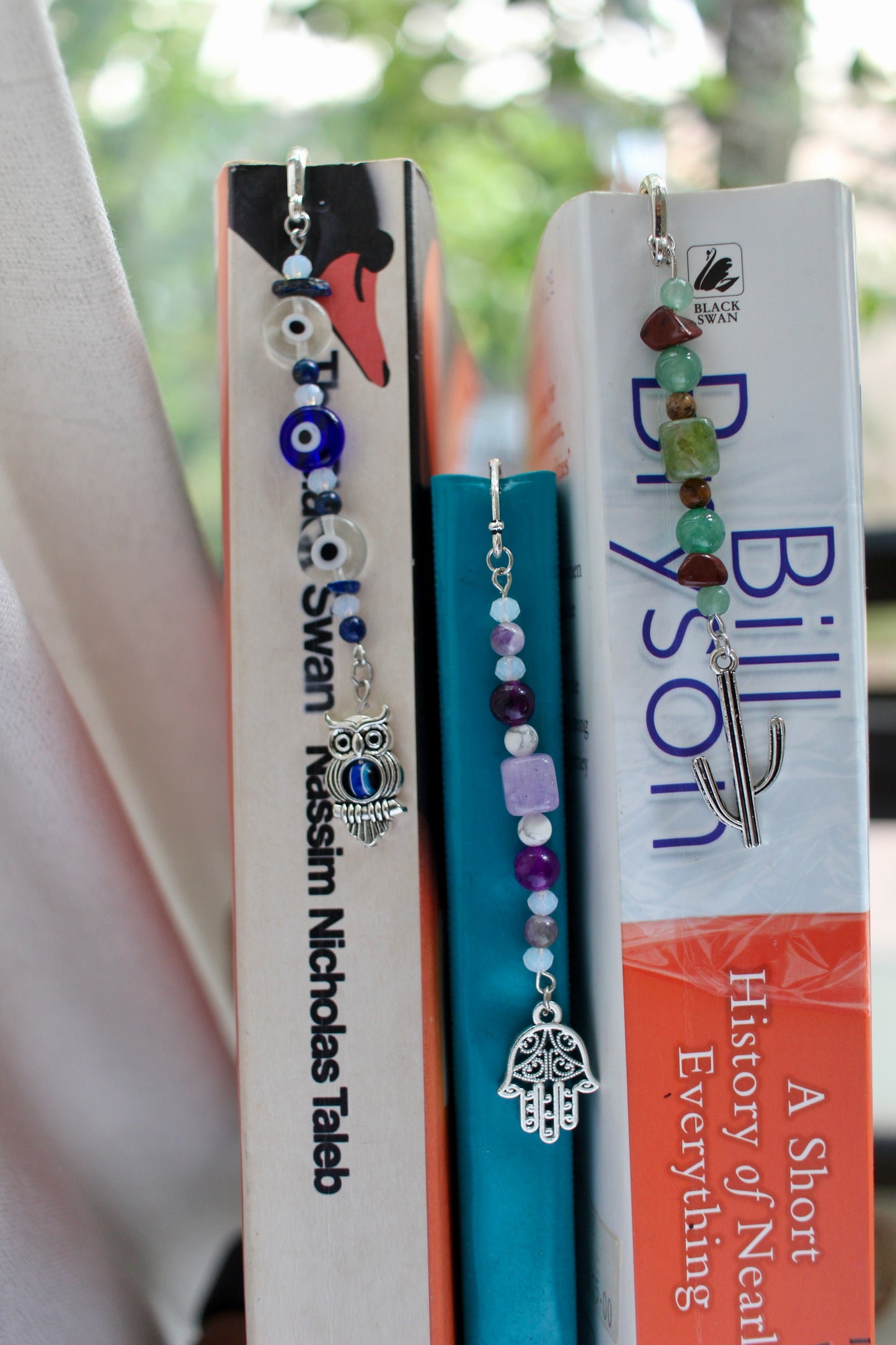 Gemstone book marks