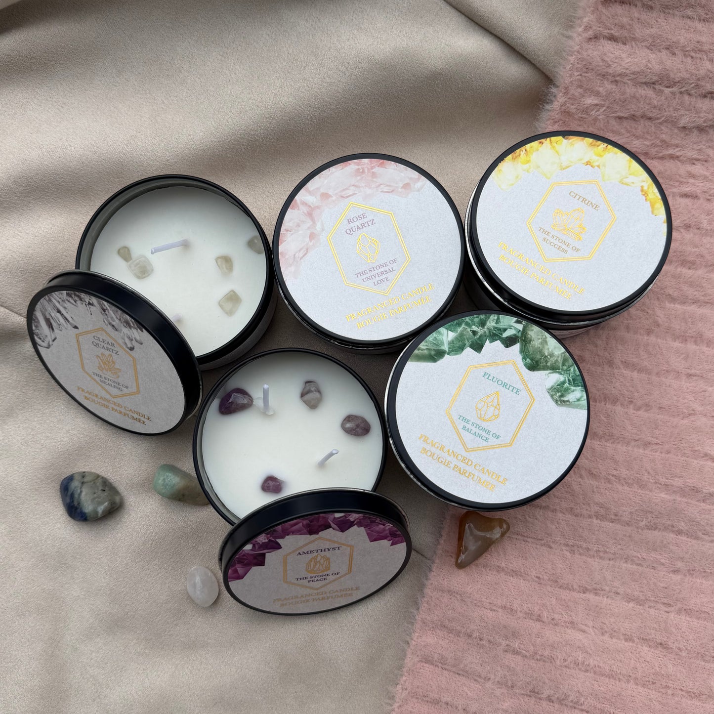 Gemstone Candles