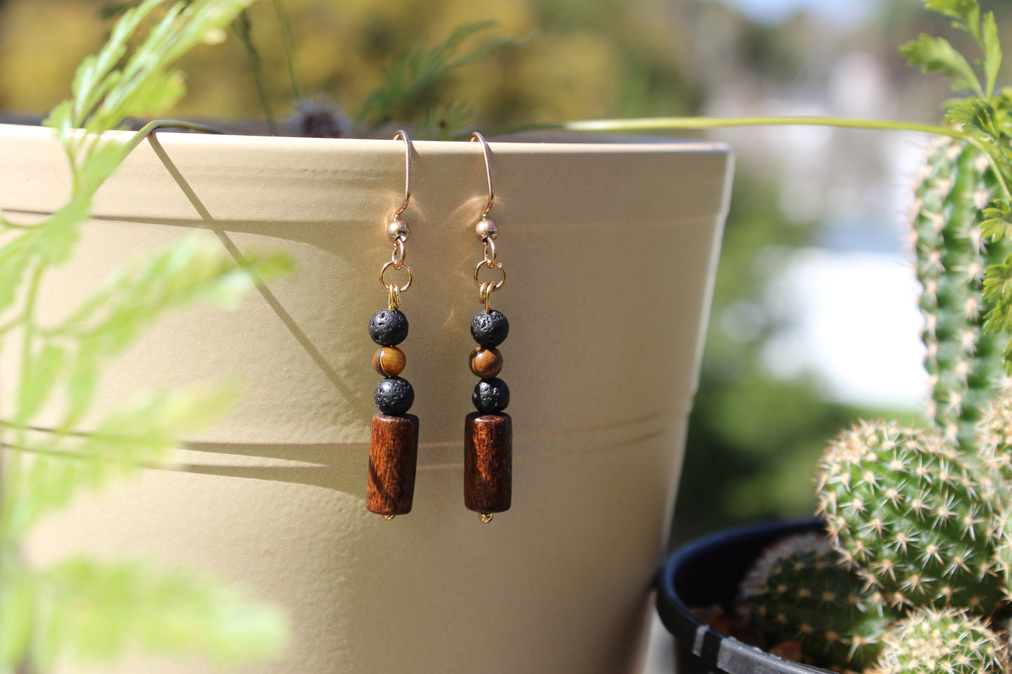 Woodland mixed earrings