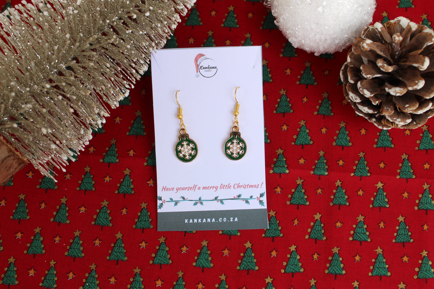 Limited Edition Festive Christmas earrings