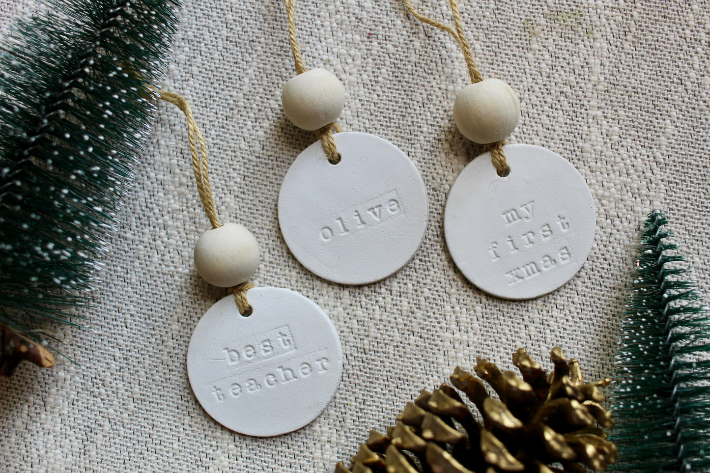 Clay Christmas Ornaments