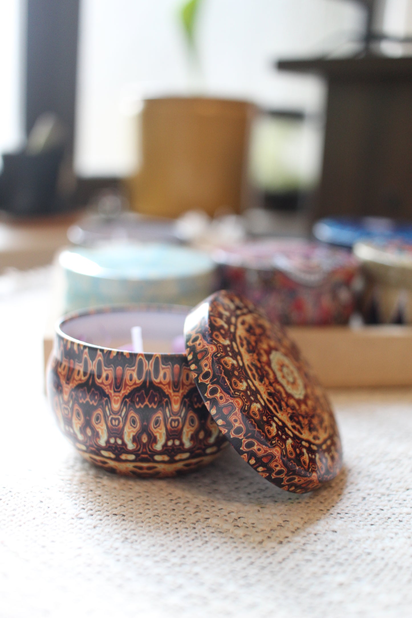 Moroccan Inspired Candle Tins