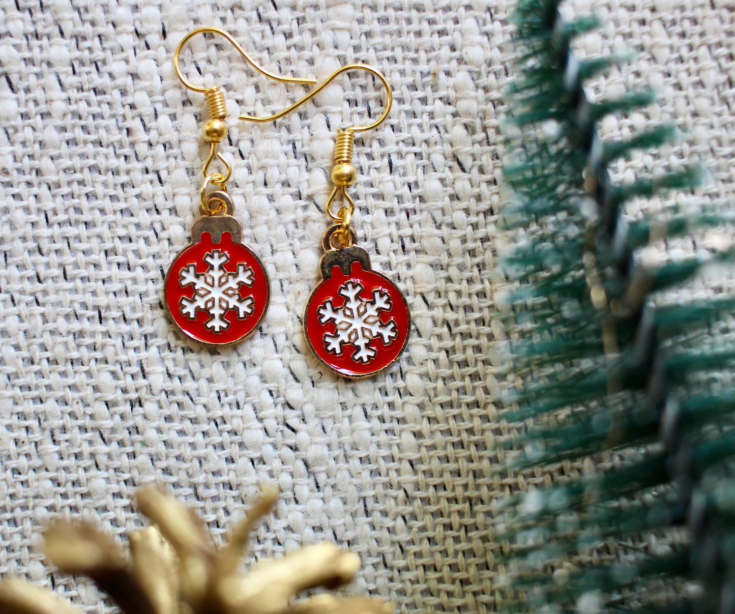 Limited Edition Festive Christmas earrings