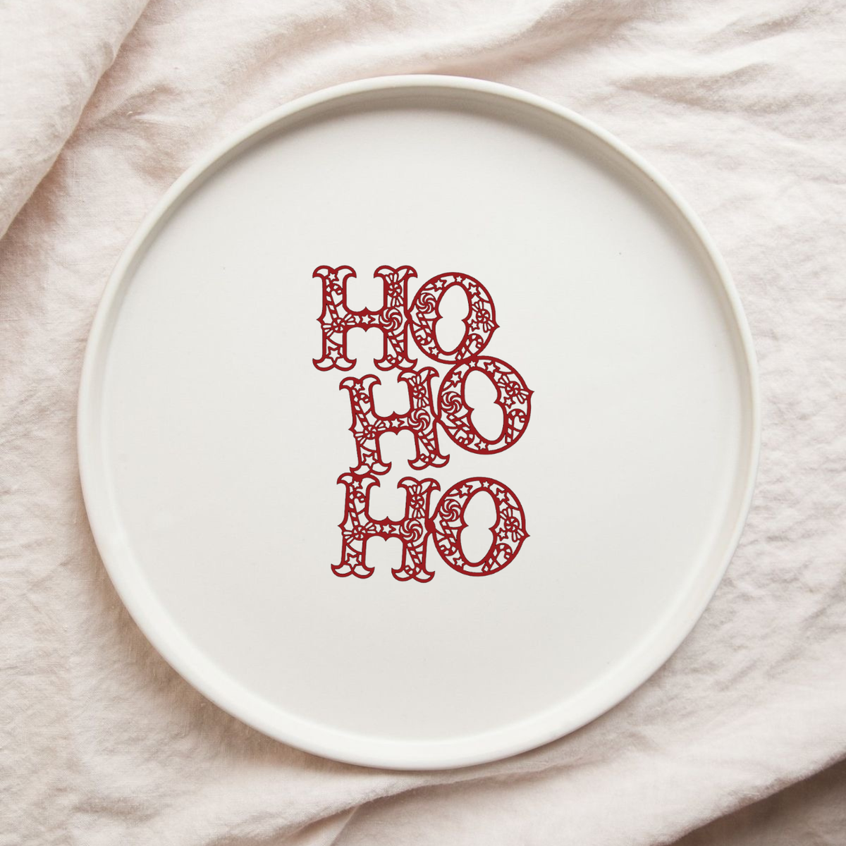 Christmas cookies plate