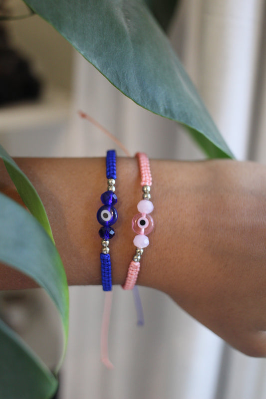 Evil Eye Macrame Bracelets