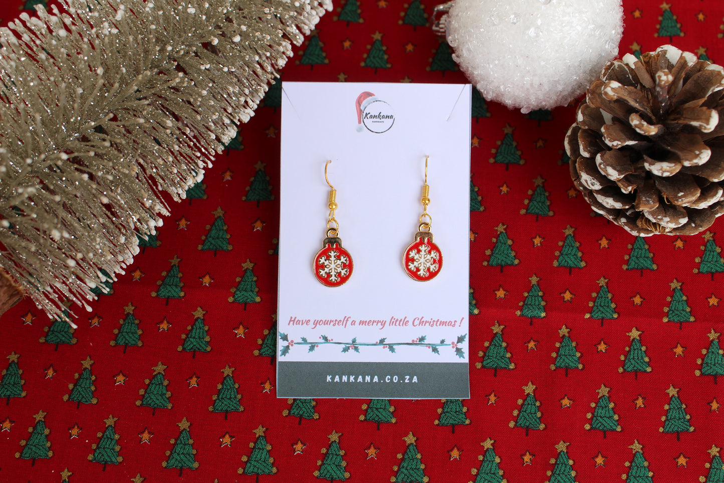 Limited Edition Festive Christmas earrings