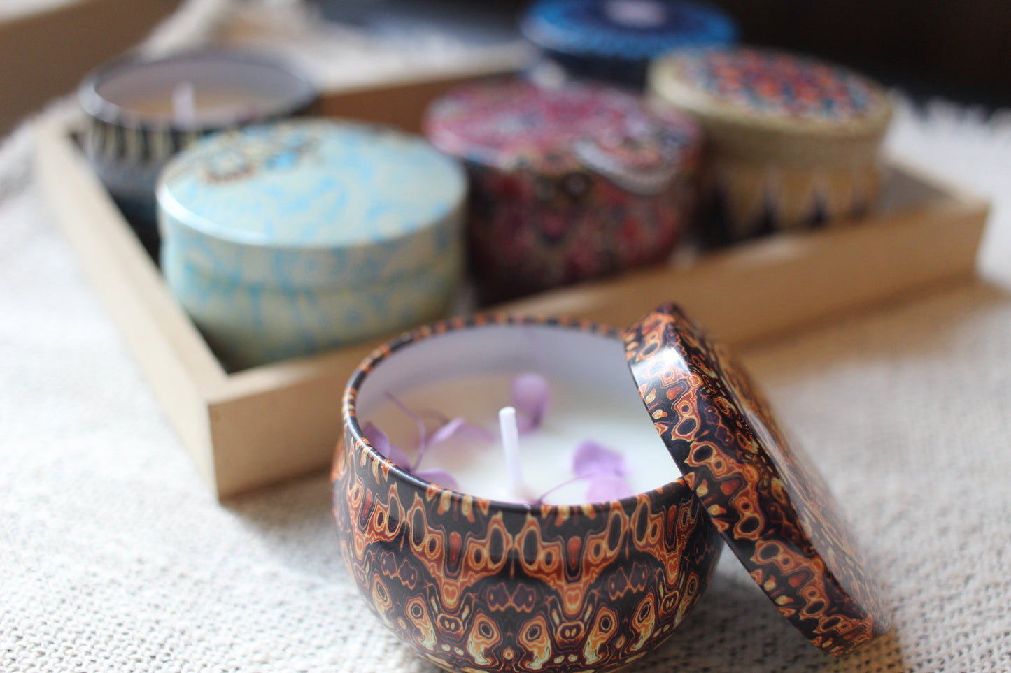 Moroccan Inspired Candle Tins