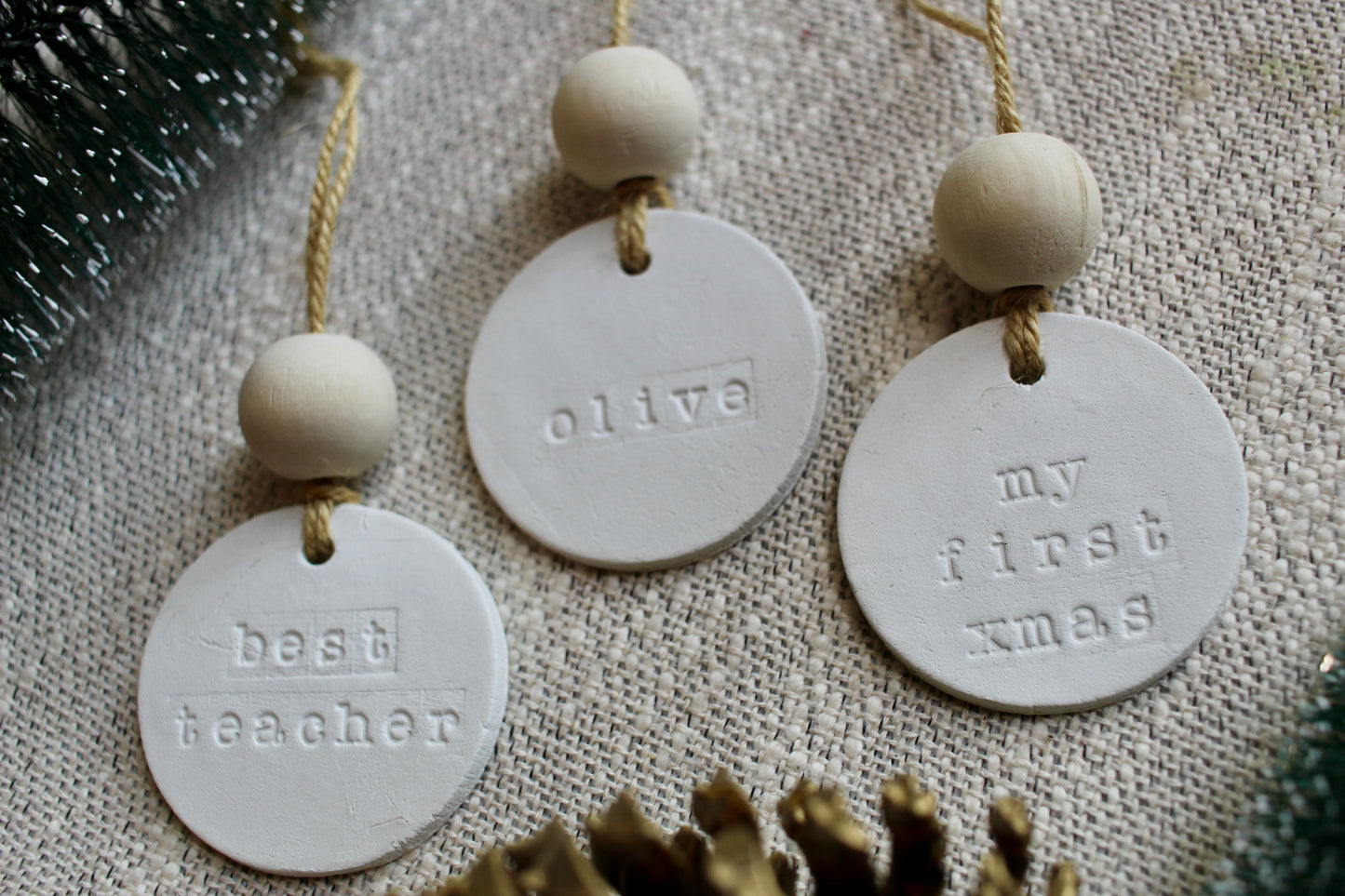 Clay Christmas Ornaments