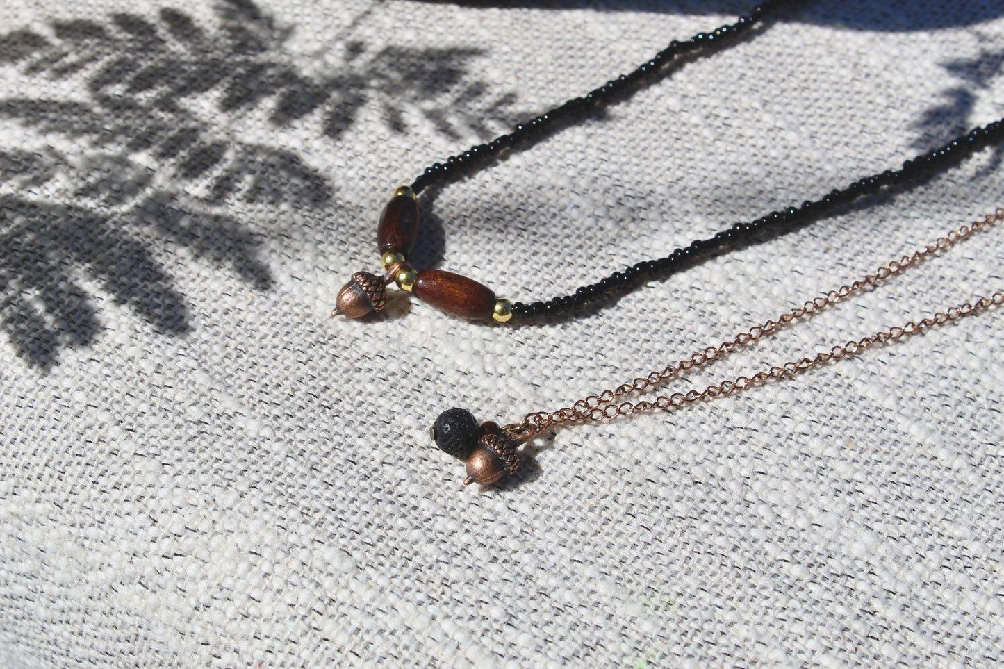 Woodland necklaces