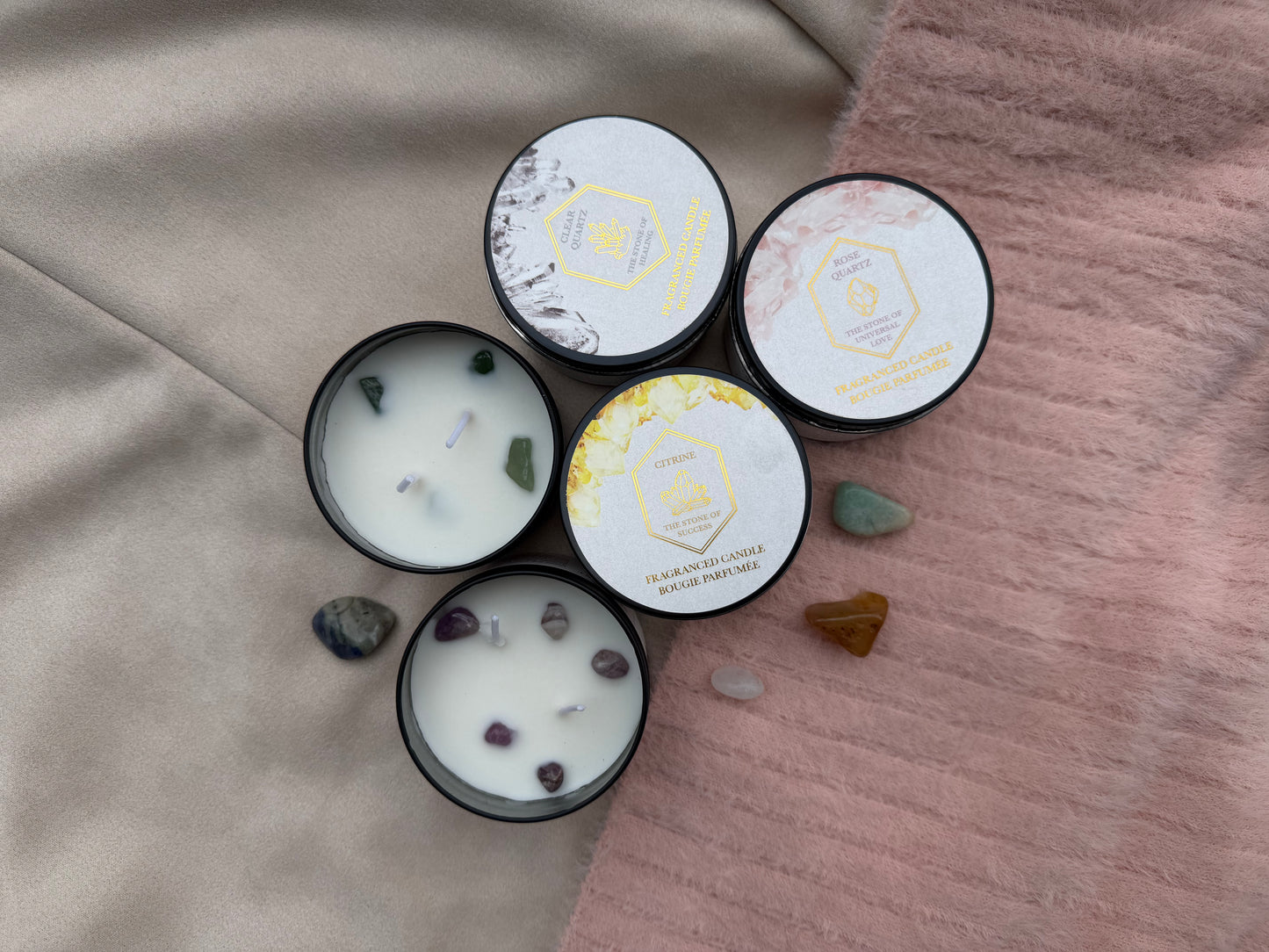 Gemstone Candles