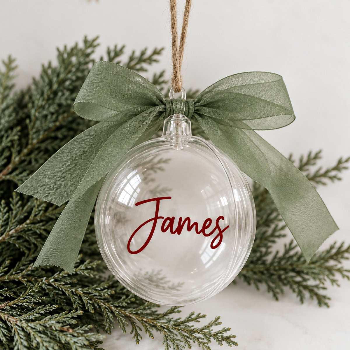 Personalised Christmas Baubles