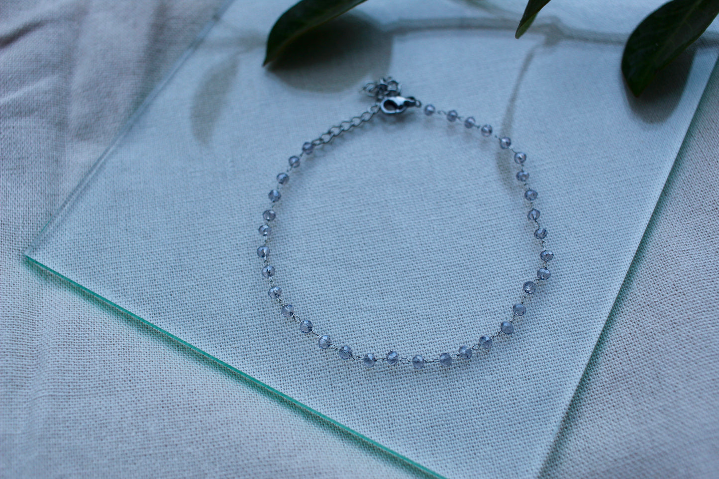 Delicate Gemstone & Crystal Chain Bracelets