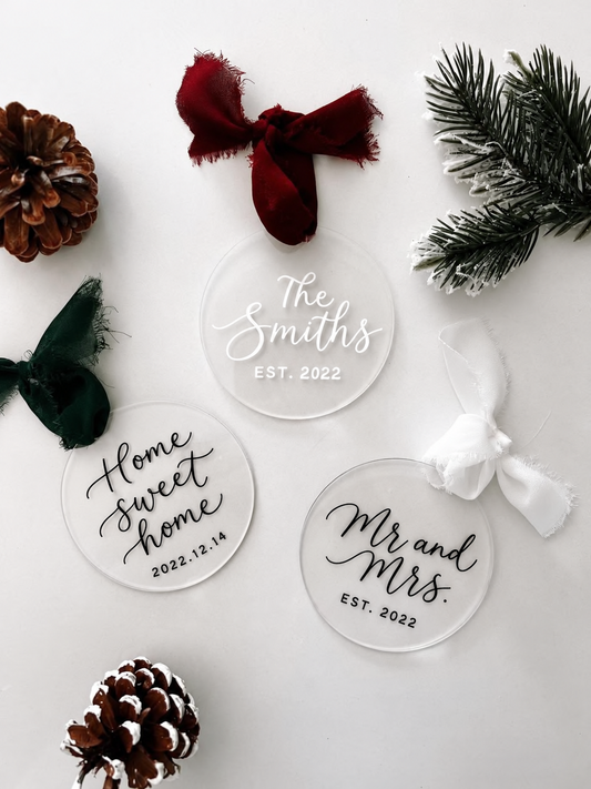 Personalised Christmas Decorations