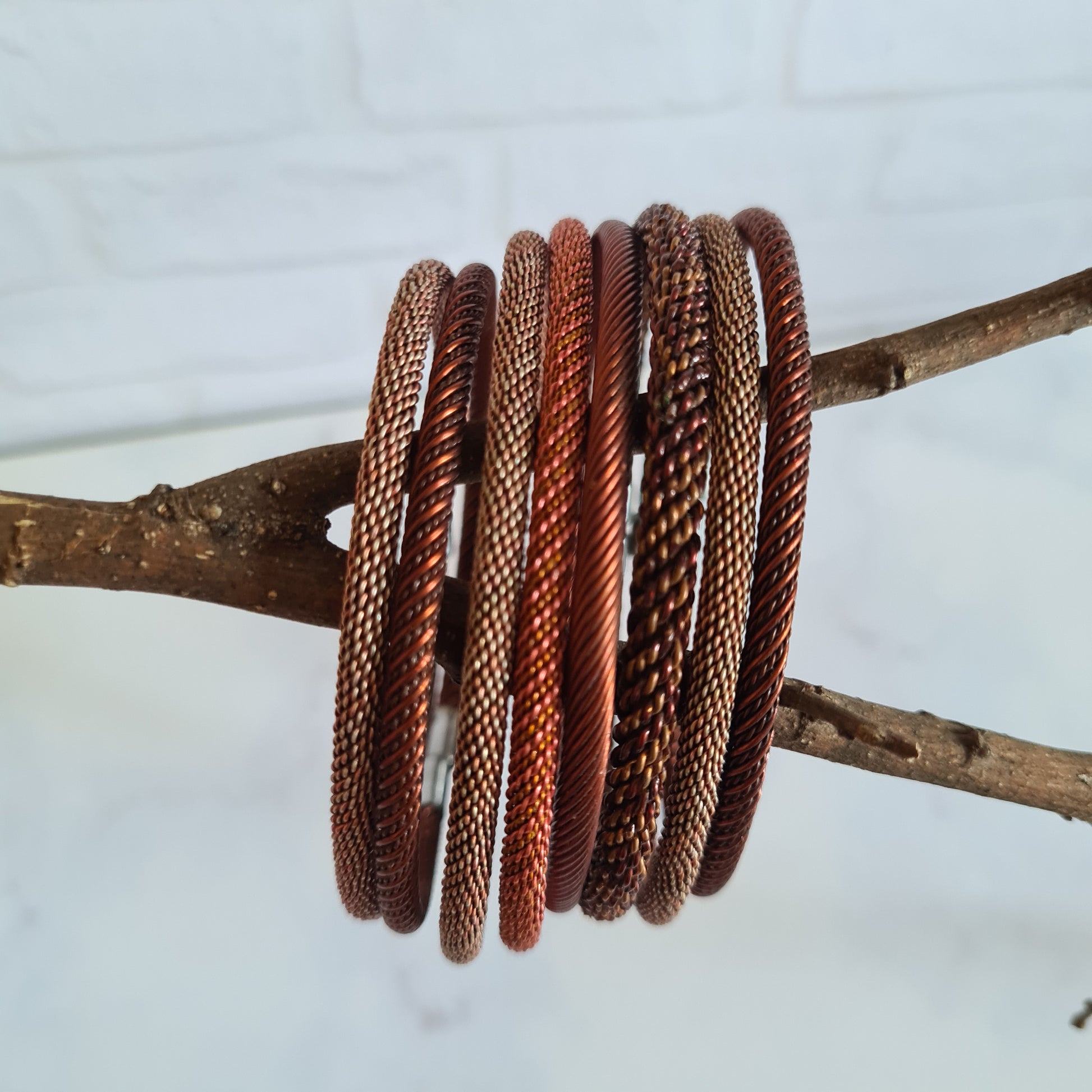 Copper Healing Bangles – Kankana Handmade
