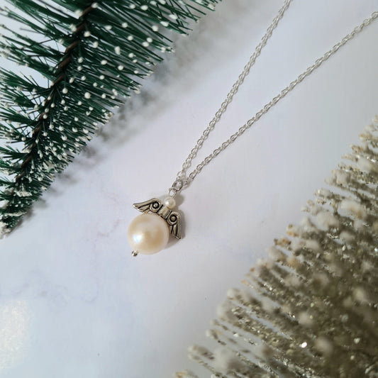 Pearl Angel Necklace